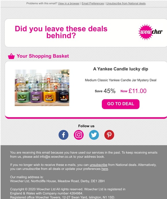 Wowcher.co.uk Last chance to get these deals! Milled