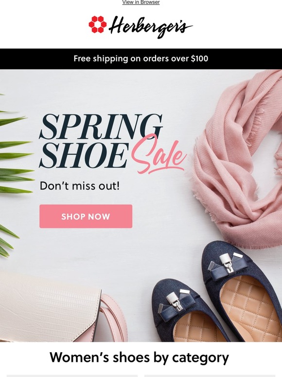 Last Chance | Spring Shoe Sale