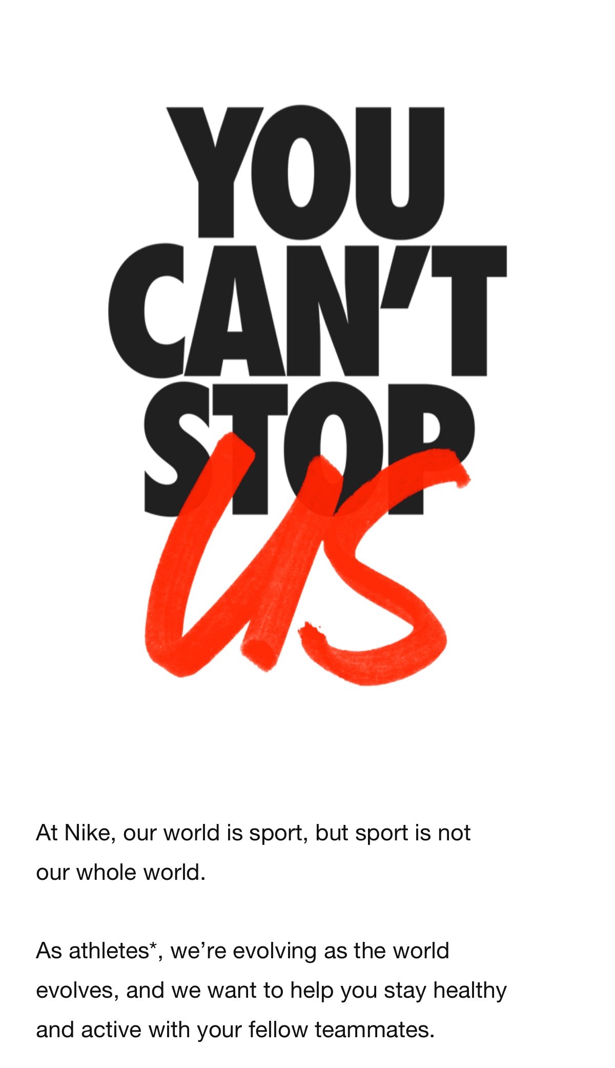 nike you can
