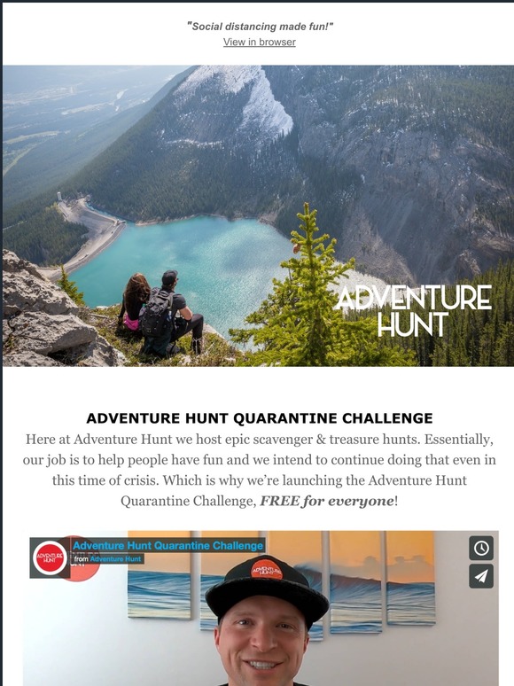 Join Our Quarantine Challenge & Win The Trip Of A Lifetime!