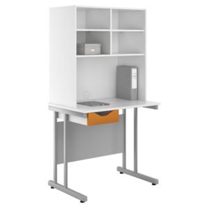 Home Work Cantilever Desk with Storage