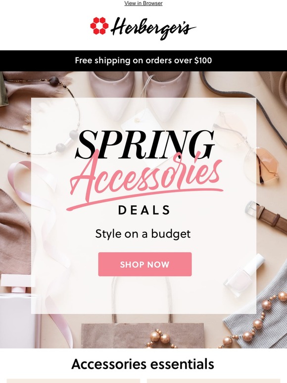 Spring Accessories Deals