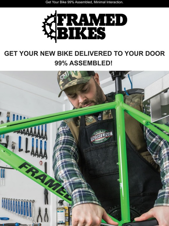 assembled bikes delivered