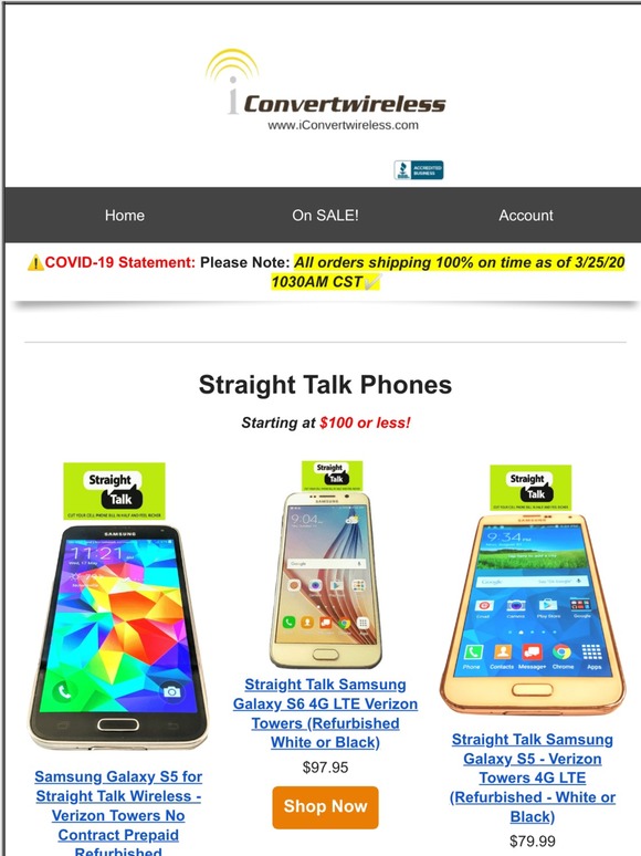 -~📲SHIPPED FAST TODAY ✅ Galaxy Straight Talk phones Starting @$99 or less!