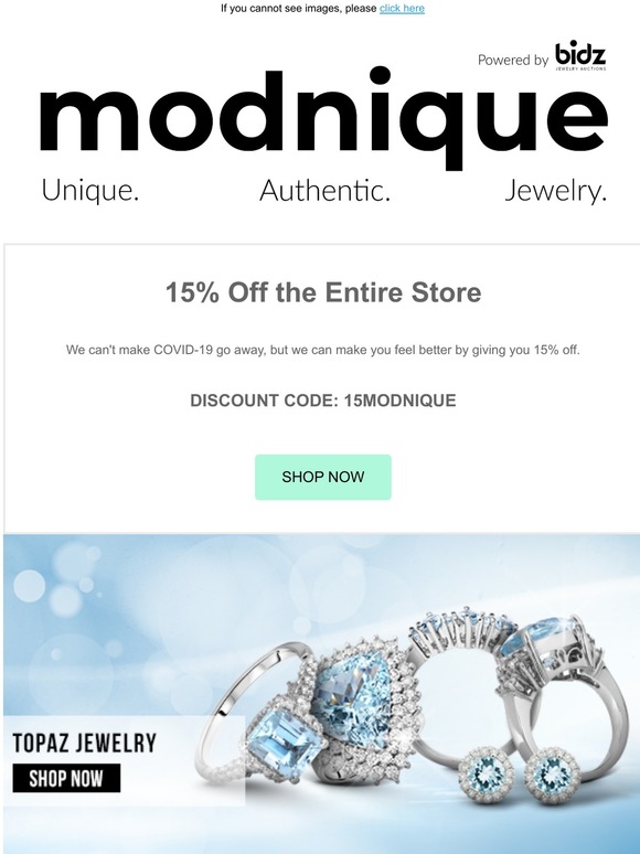 15% Off Anything on the Site