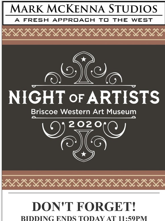 Mark McKenna Studios - Night of Artists 2020