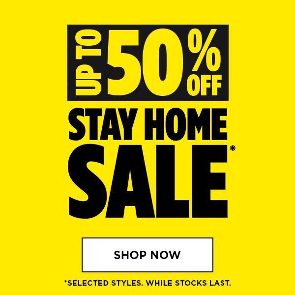 JD Sports (MY): Up To 50% OFF Stay Home 