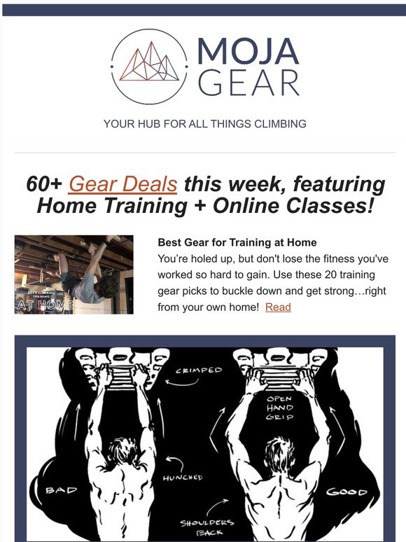 Top 20 Gear Picks for At Home Climbing Training, Strength & Mobility Self Assessment 💪, and 60+ Gear Deals with Freebies!