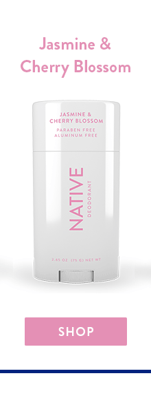 jasmine and cherry blossom native deodorant