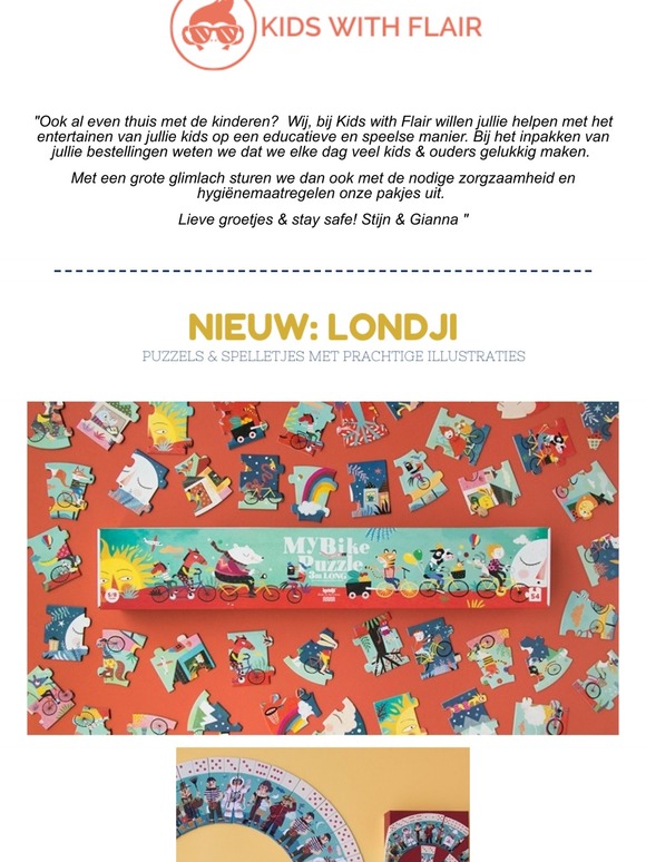 🧩 We helpen je mee de kids te entertainen! Nieuw: Londji puzzels en games 🧩