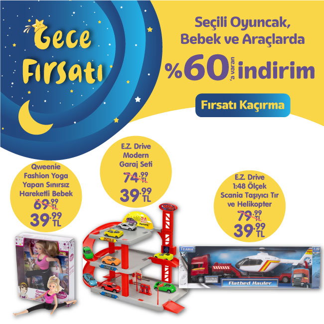 Joker Com Tr Gece Firsati Basladi Secili Oyuncak Bebek Ve Araclarda 60 A Varan Indirim Milled