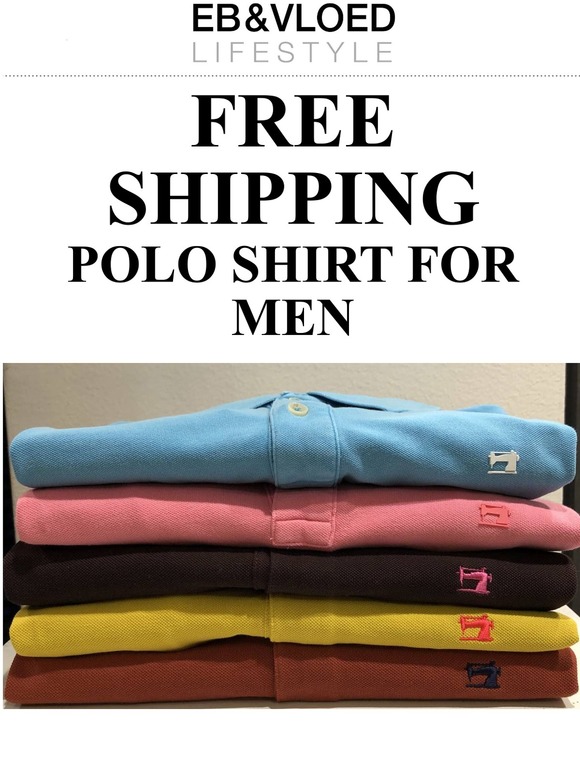 Free shipping NEW COLOURFUL POLO'S