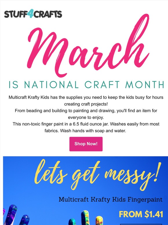 Stuff4: March is National Craft Month!