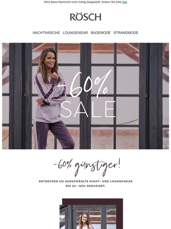 SALE: Ihre Lieblingsartikel bis zu -60% reduziert!