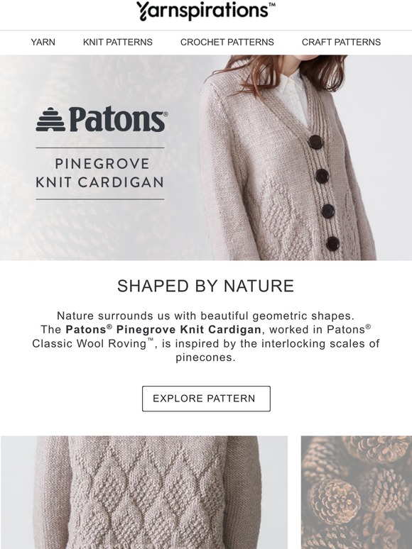 yarnspirations cardigan