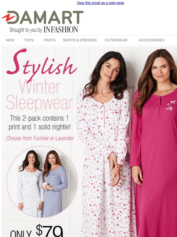 damart sleepwear