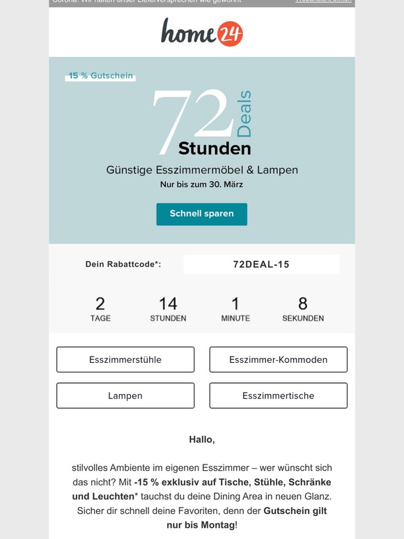 72-Stunden-Deals & Garten-Gutschein
