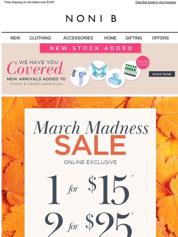 Noni B This End of Month sale is MADNESS! Milled Noni B This End of Month sale is MADNESS! Milled