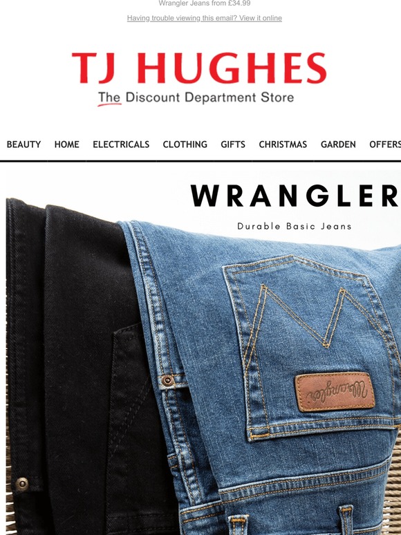 mens wrangler jeans tj hughes