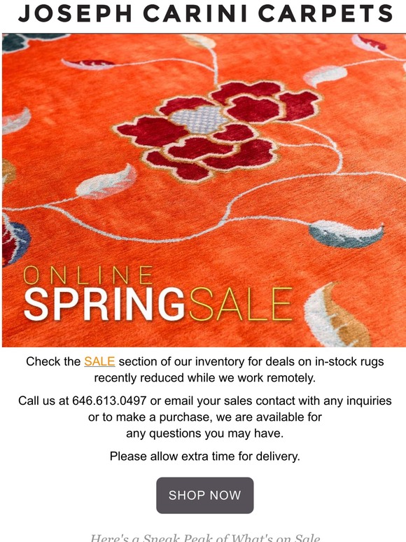 Stay Home🏠 and Shop Our Spring Sale!