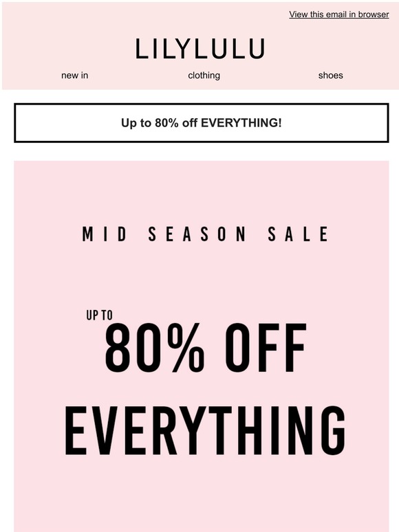 Lily Lulu Fashion Your new wardrobe = sorted 💖 Up to 80 off