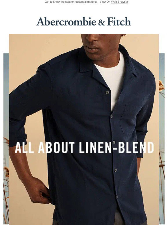 Abercrombie & Fitch: Linen-blend FTW. | Milled