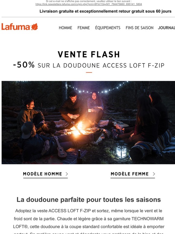 vente flash doudoune