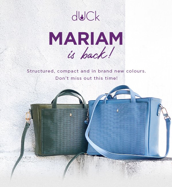 Fashion Valet Duck S Mariam Bag Is Back Milled