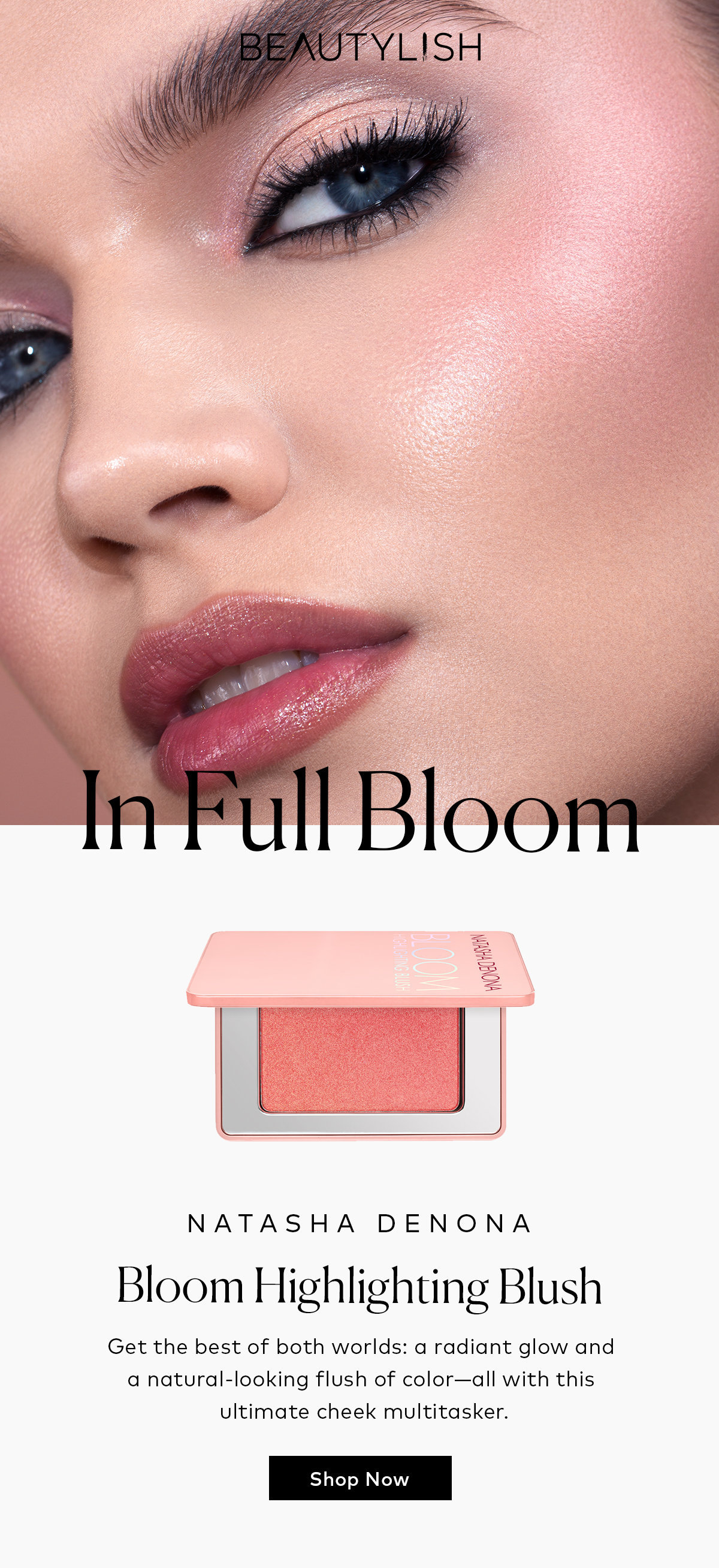 bloom highlighting blush