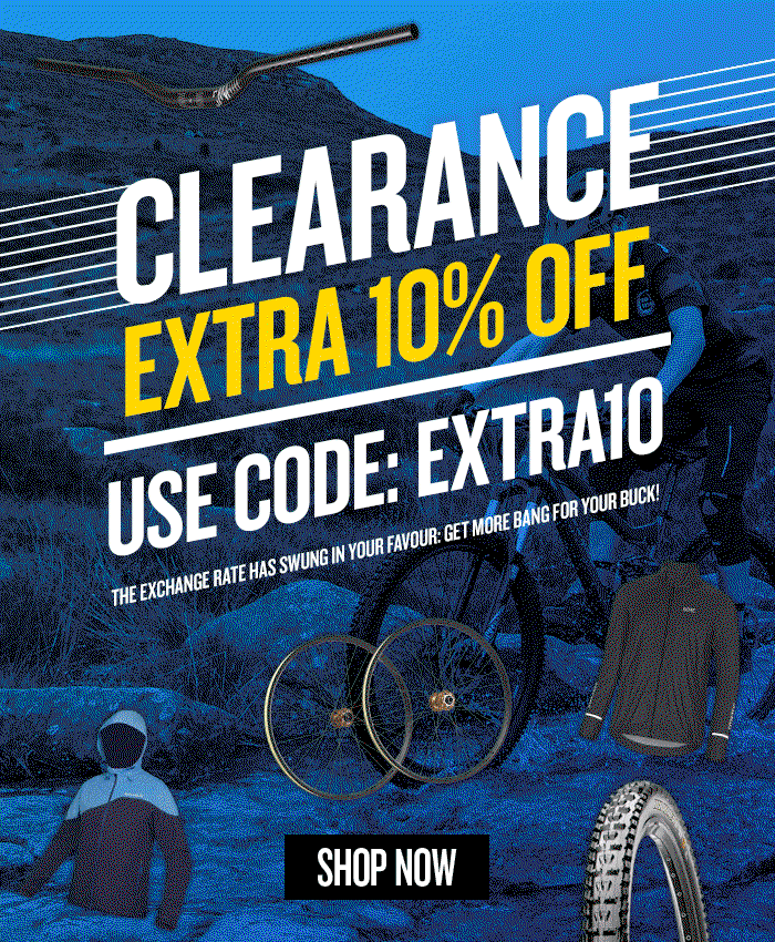 Extra 10% off Clearance. Now 