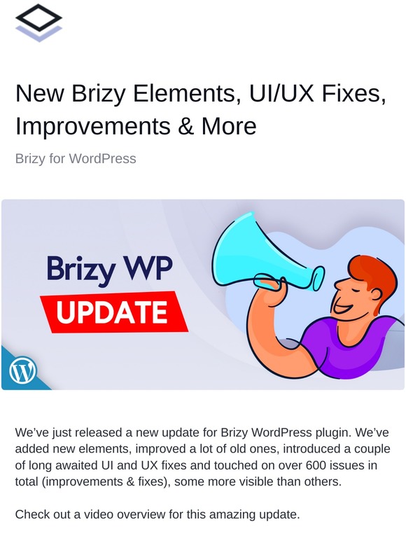 NEW Brizy WordPress Update - New Elements, UI/UX  Fixes, Improvements & More