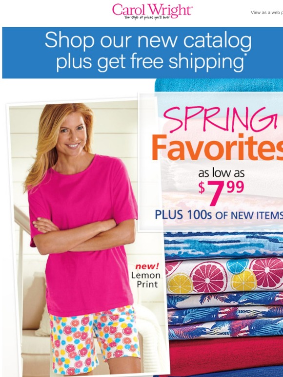 Dr Leonard s Healthcare Carol Wright Gifts NEW Spring Catalog 