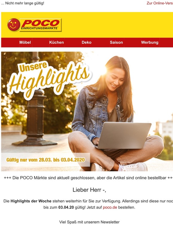 POCO Jetzt online die Highlights der Woche bestellen! Milled