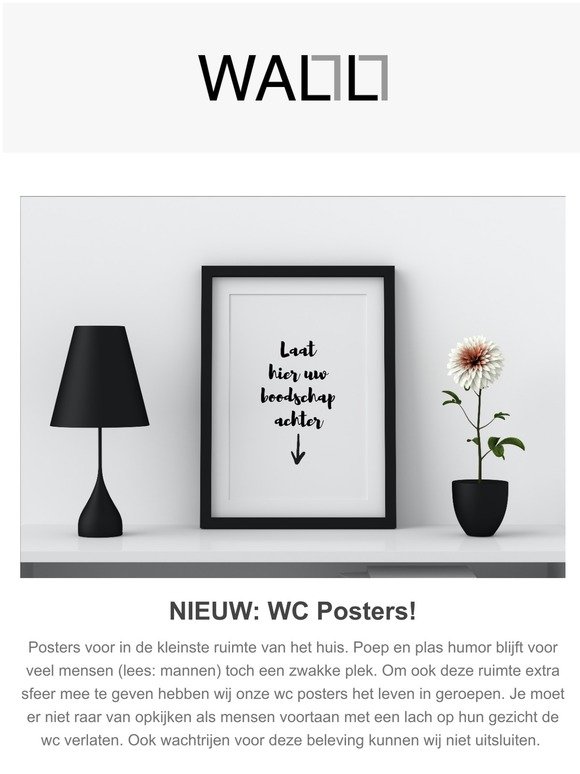 Wallll.com: Posters om jouw toilet te fleuren! Milled