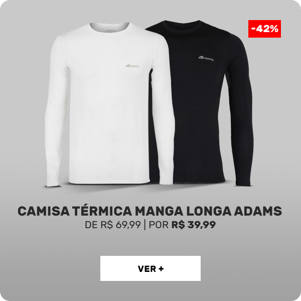 camisa termica adams centauro