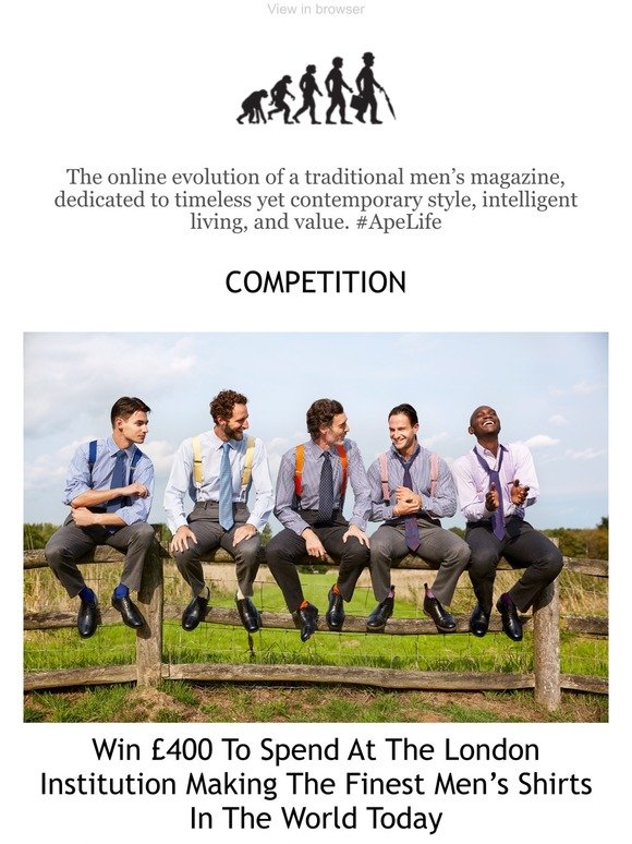 Win £400 To Spend At The London Institution Making The Finest Men’s Shirts In The World Today - Budd Shirtmakers
