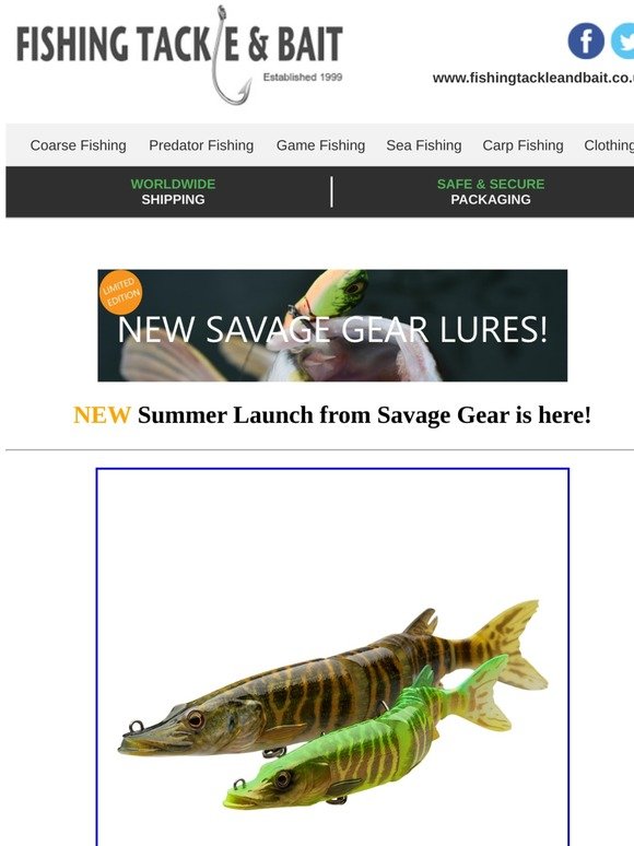 Fishing Tackle And Bait: 🐟🎣 NEW SAVAGE GEAR LIMITED EDITION