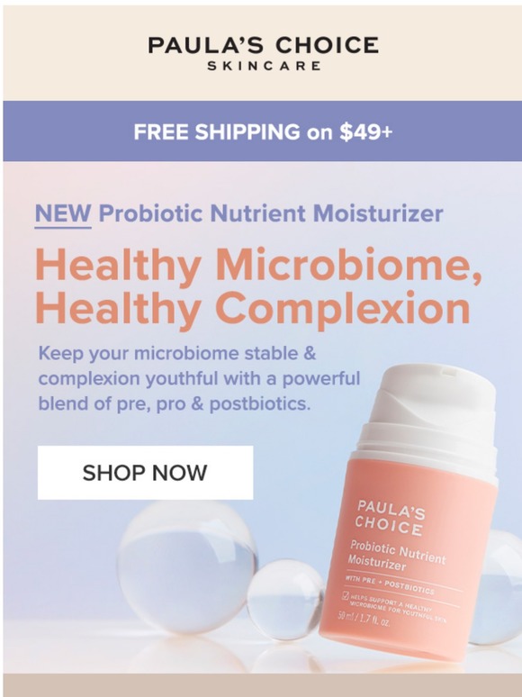 paula's choice probiotic moisturizer