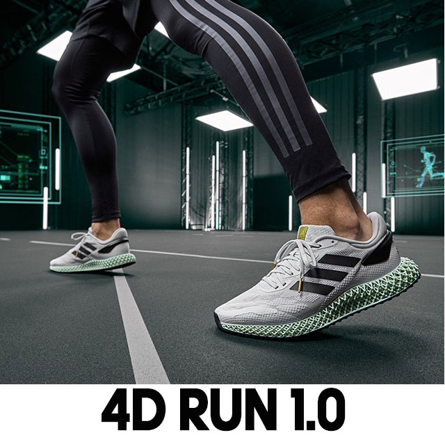 adidas 4d run 1.0 white black
