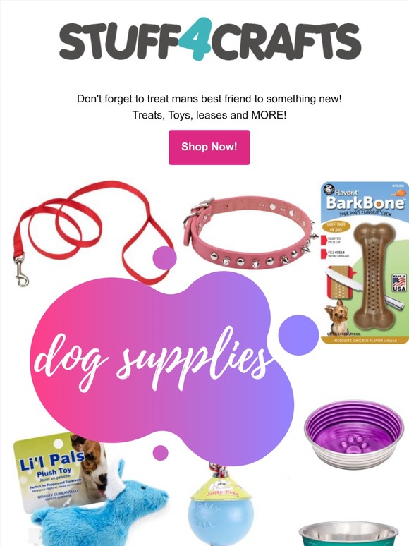 🐶 Don't forget to shop for your pup!