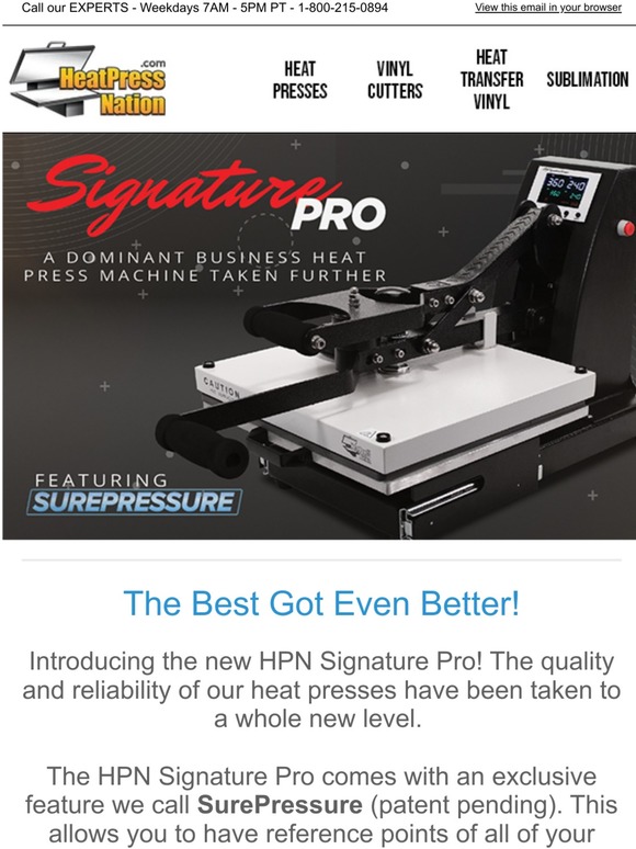 heat press nation Introducing the New HPN Signature Pro Heat Press