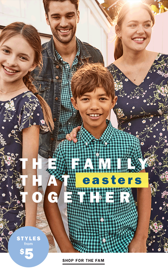Old Navy Digital sunshine delivery 50 OFF EVERYTHING from our family