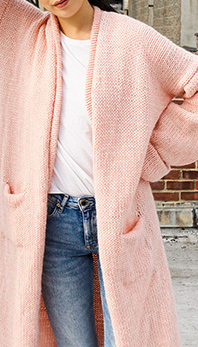 we are knitters buffalo cardigan