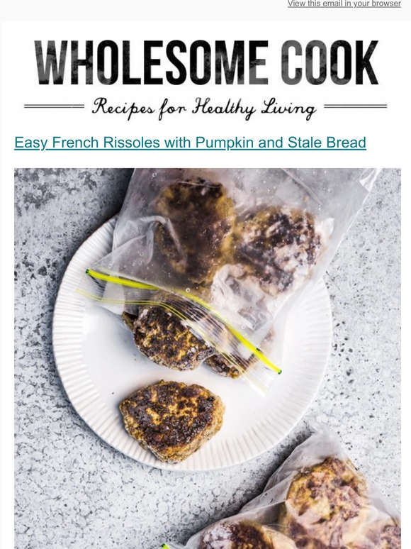 [New Post] Easy French Rissoles with Pumpkin and Stale Bread
