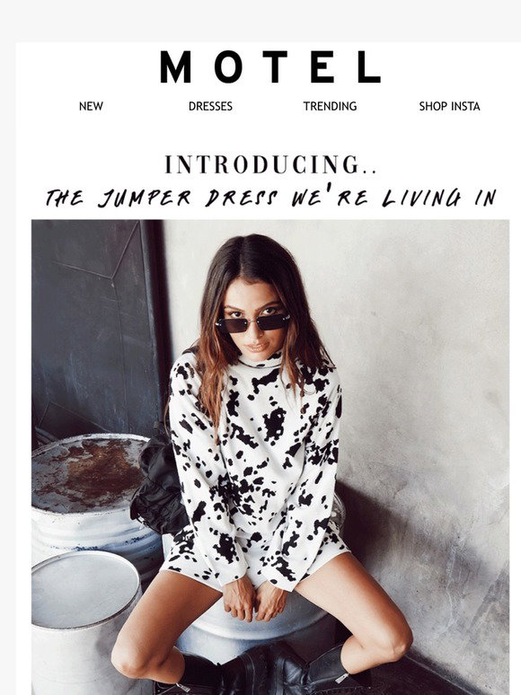 Motel Rocks: The jumper dress you 100 