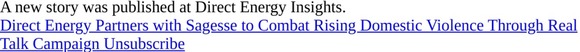 Direct Energy Online Media Center news alerts