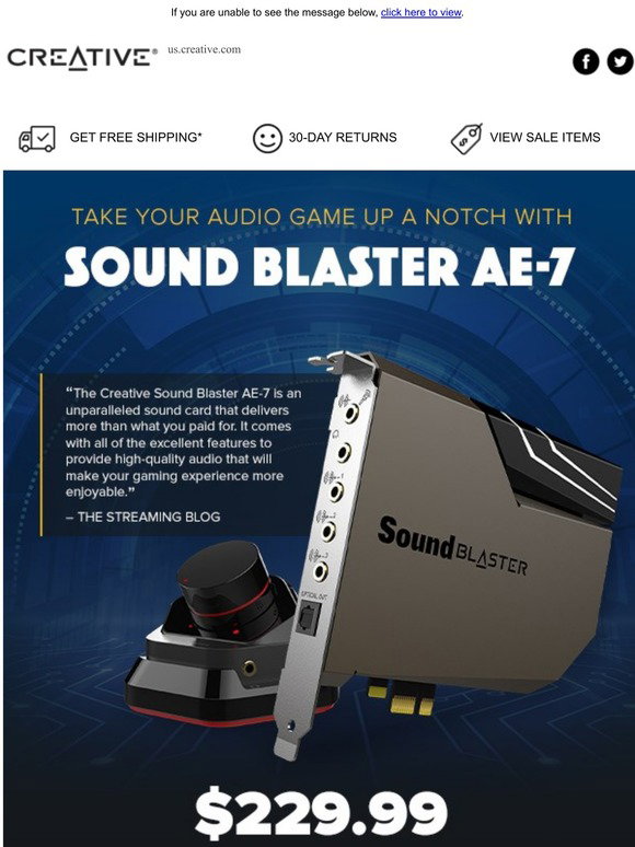Creativelabs It Members Exclusive Get 15 Off The Sound Blaster Ae 7 And Redeem Your Freebie Milled