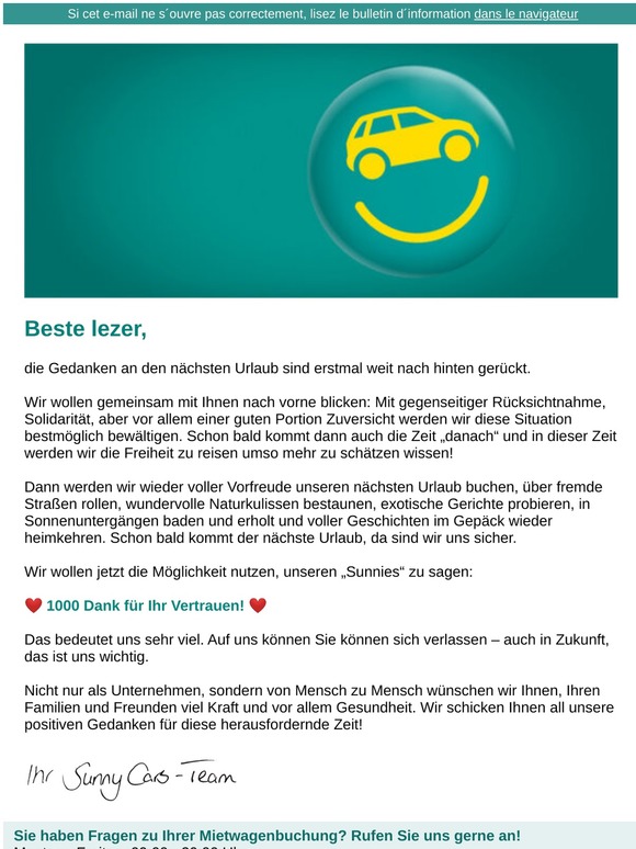 Der nächste Urlaub kommt bestimmt!