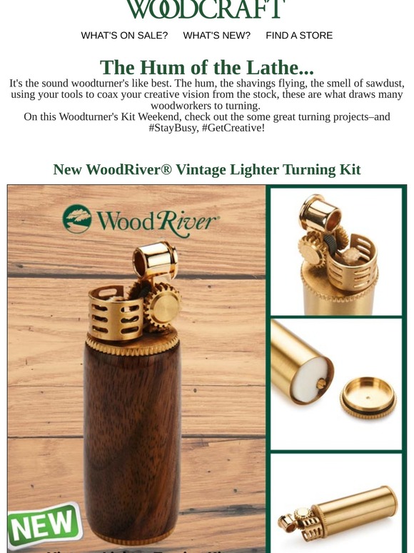 Woodcraft Woodturning Kits Weekend Milled