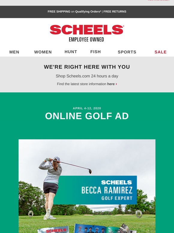 scheels golf